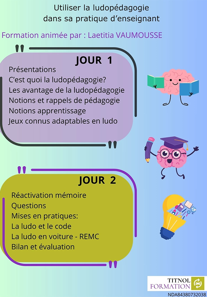 programme de formation Ludopédagogie