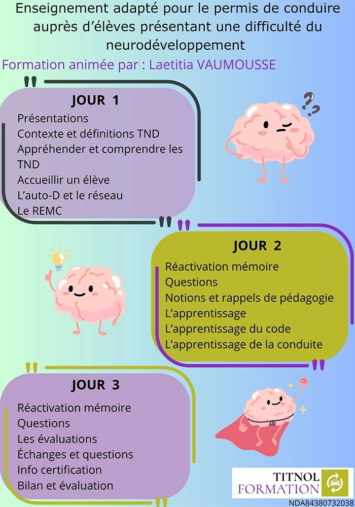 programme de formation TND